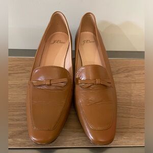 J Crew Leather Loafers, Size 9